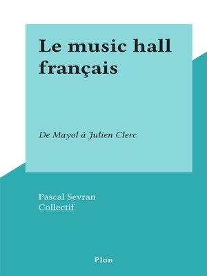 cover image of Le music hall français